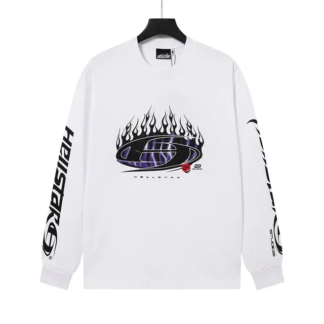 Hellstar Flame Logo Long Sleeve T-Shirt 7