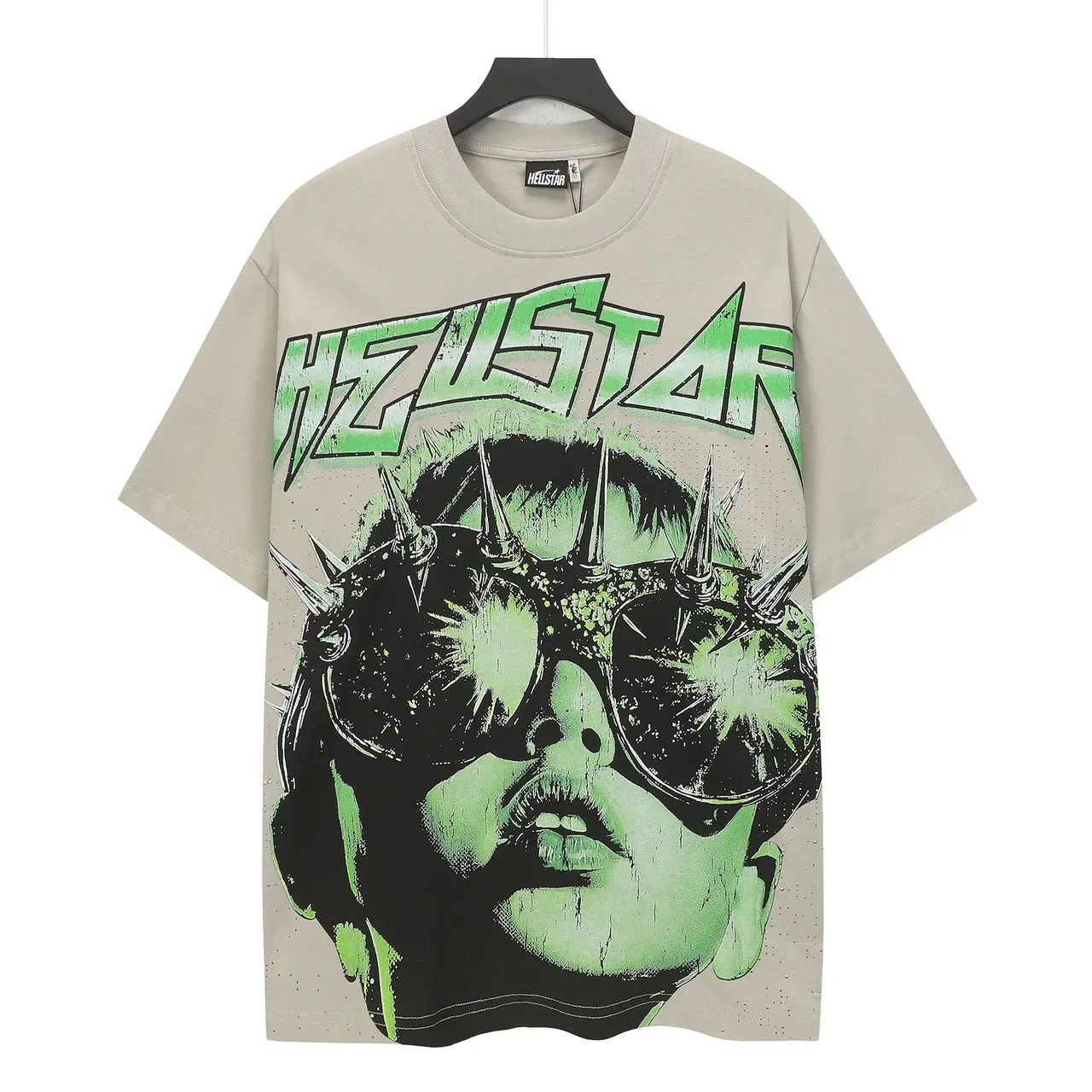 Hellstar Graphic Print Beige T-Shirt 3