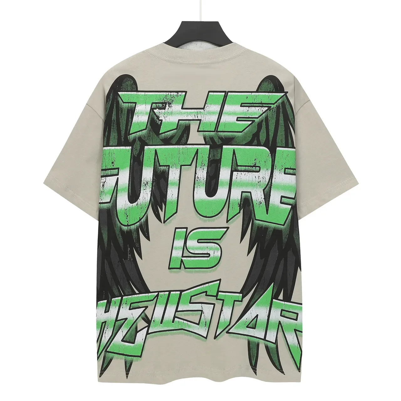 Hellstar Graphic Print Beige T-Shirt 4