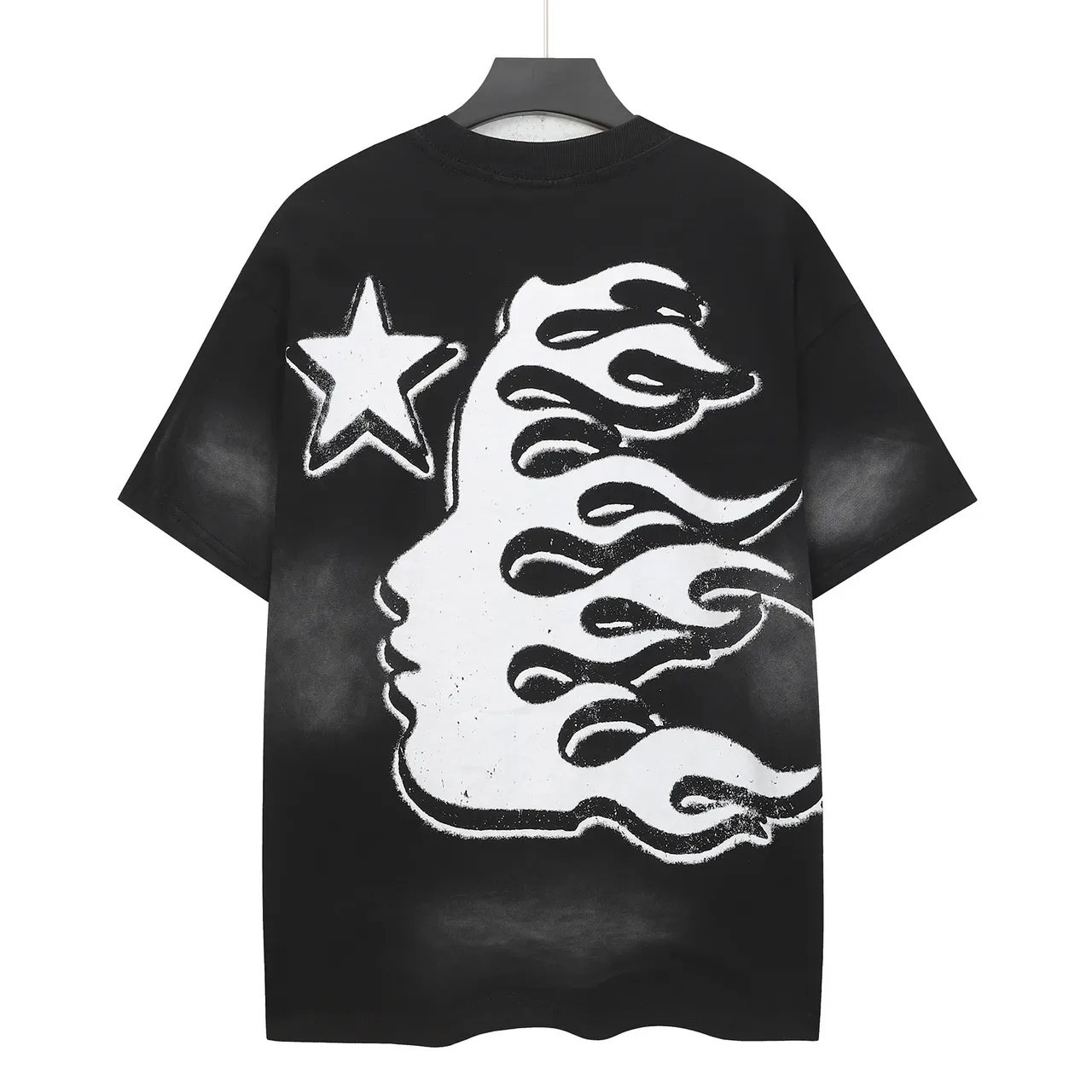 Hellstar Graphic Print Oversized Black T-Shirt 3