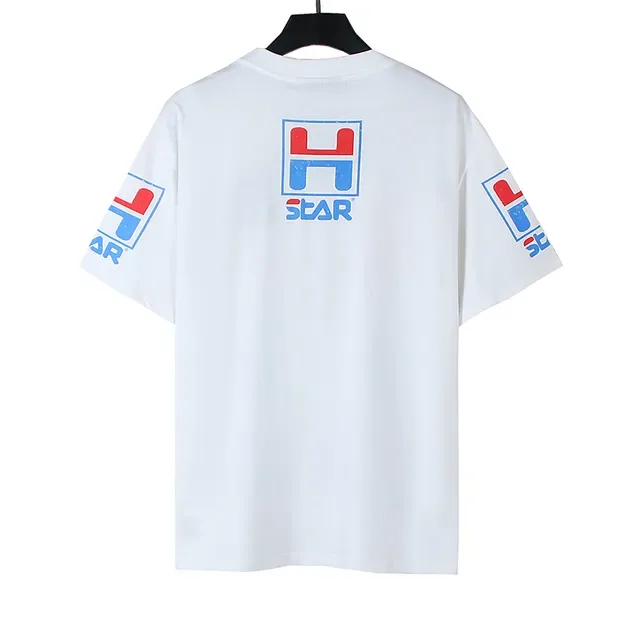 Hellstar H Star Graphic Print White T-Shirt 4