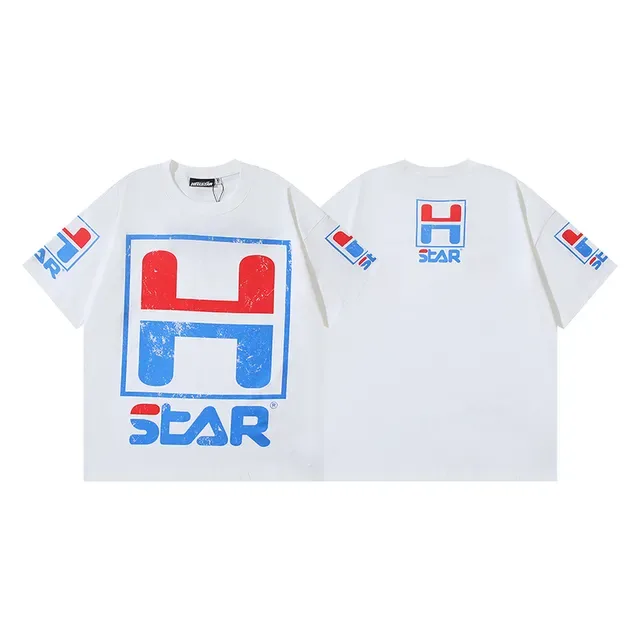 Hellstar H Star Graphic Print White T-Shirt 5