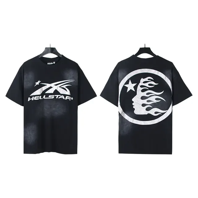 Hellstar Oversized Graphic Print Black T-Shirt 4