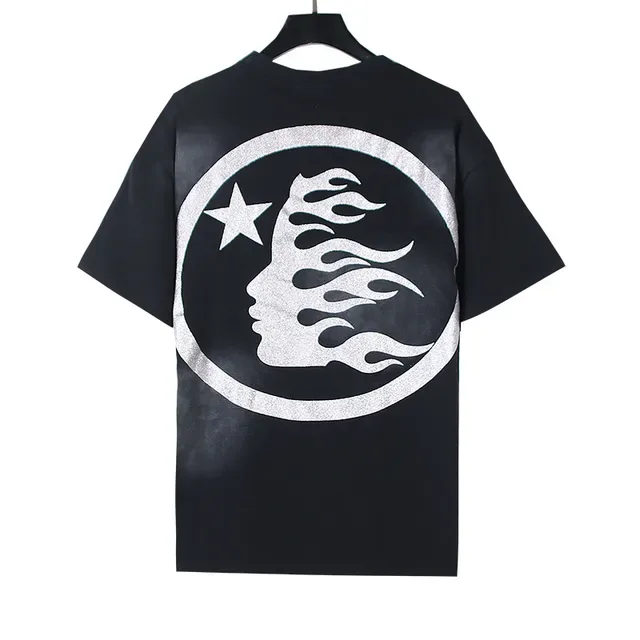 Hellstar Oversized Graphic Print Black T-Shirt 6