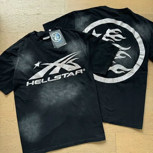 Hellstar Oversized Graphic Print Black T-Shirt 7