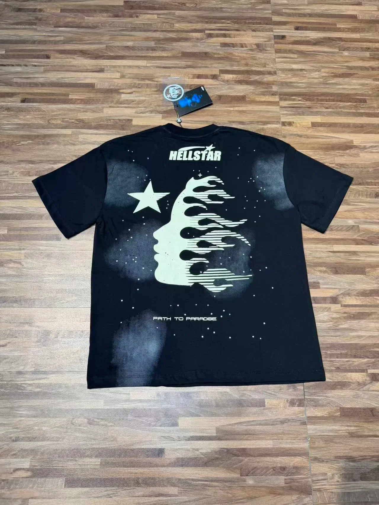 Hellstar Path to Paradise Graphic Print Black T-Shirt 5