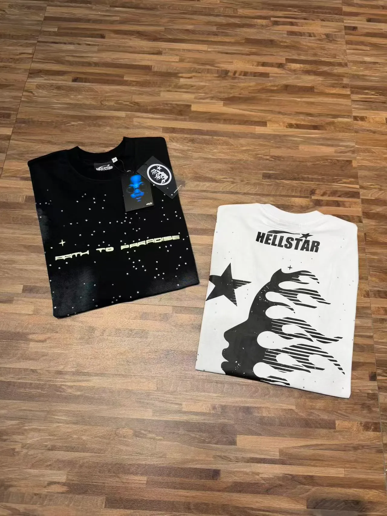 Hellstar Path to Paradise Graphic Print Black T-Shirt 6