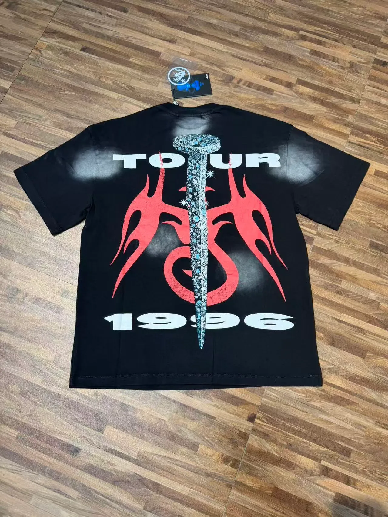 Hellstar Path to Paradise Tour 1996 Graphic Print Black T-Shirt 3