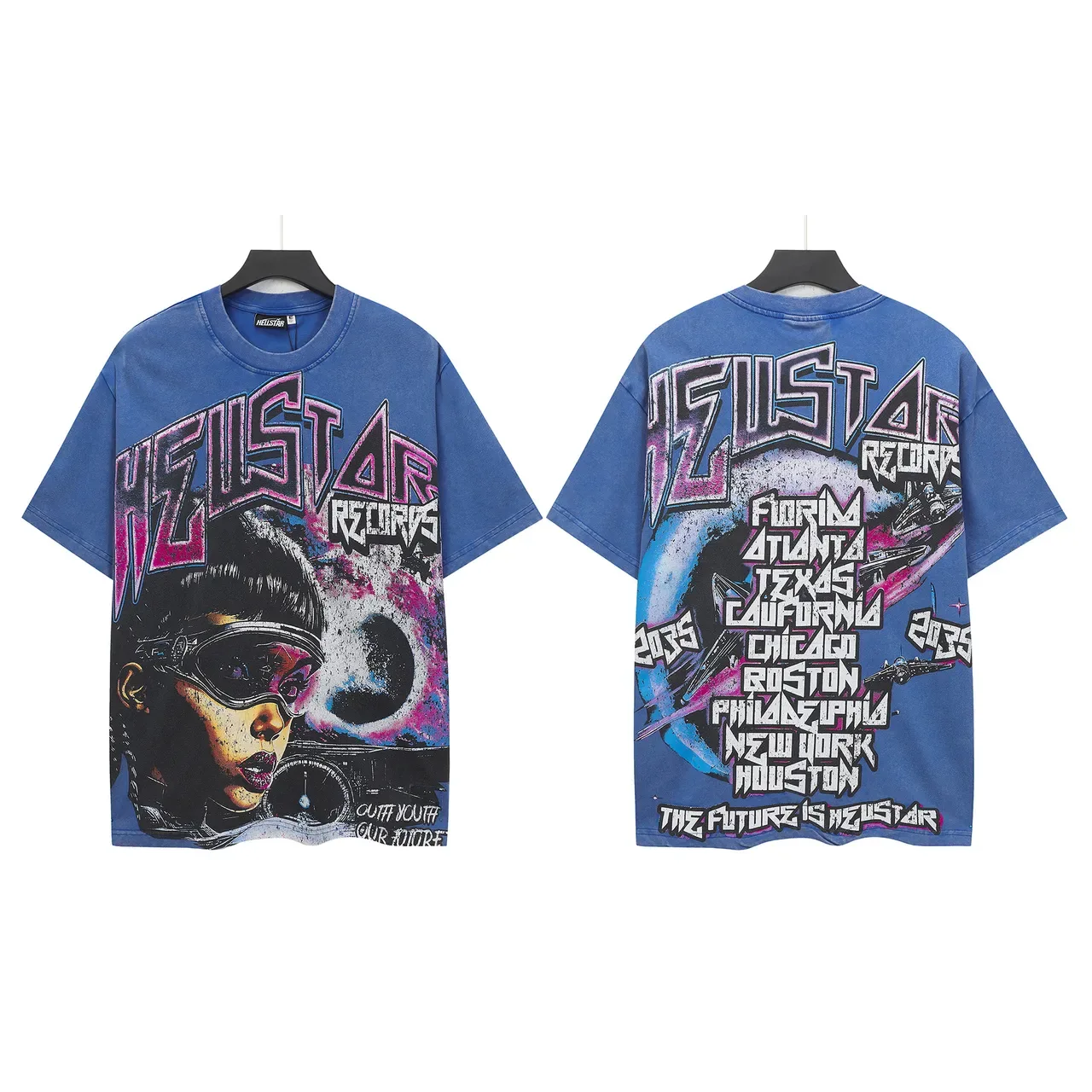 Hellstar Records Graphic Oversized T-Shirt 2