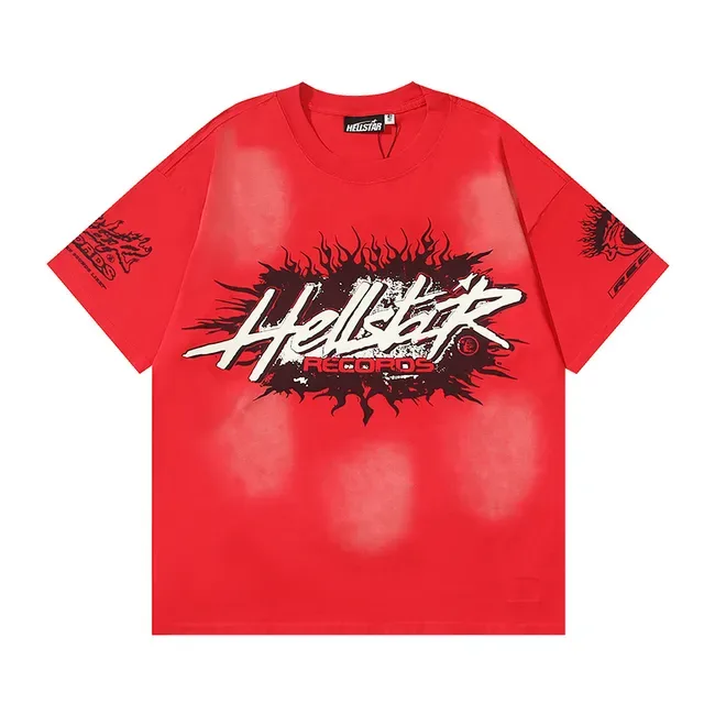 Hellstar RECORDS Oversized Graphic Print T-Shirt 4