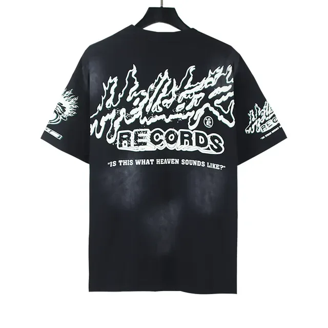 Hellstar RECORDS Oversized Graphic Print T-Shirt 10