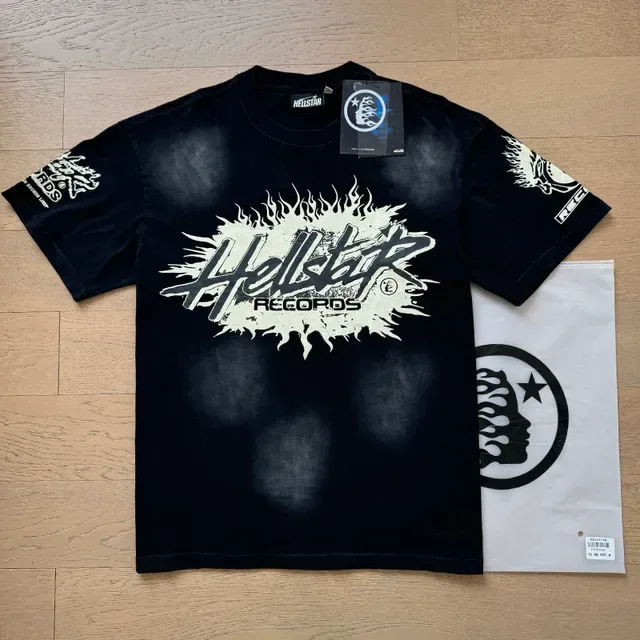 Hellstar RECORDS Oversized Graphic Print T-Shirt 14