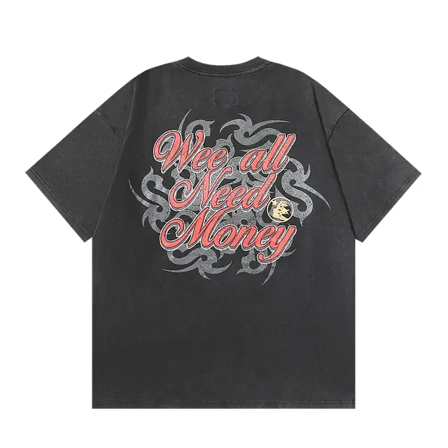 Hellstar Records Washed Black Double-Sided Graphic T-Shirt 3