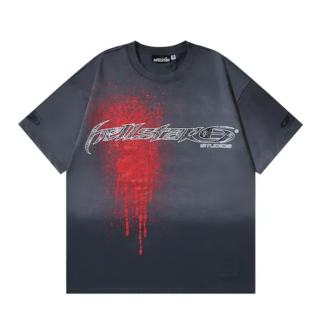 Hellstar Studios Spray-Drip Graphic T-Shirt 3