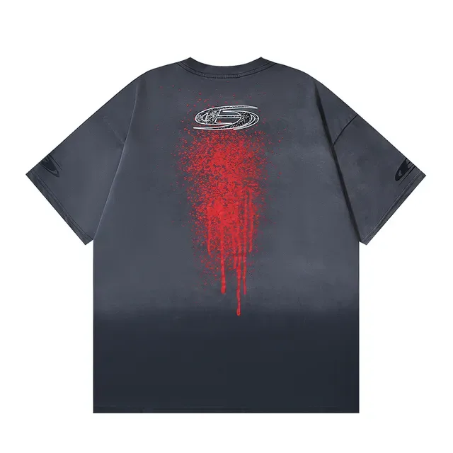 Hellstar Studios Spray-Drip Graphic T-Shirt 4