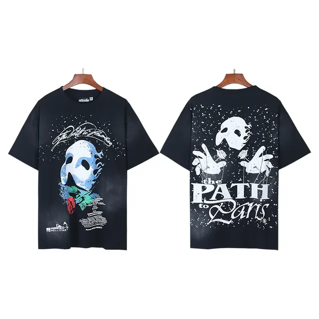 Hellstar The Path to Paris Graphic Oversized T-Shirt 4