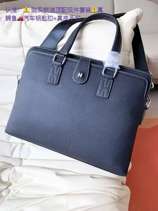 Hermès Aïma संरचित कुरदाली चमड़ा टॉप-हैंडल टोट बैग 6