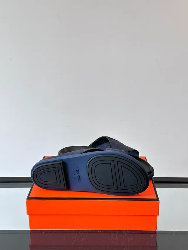 Hermès Oran Bride Croisée H-Logo Sandales Casual 4