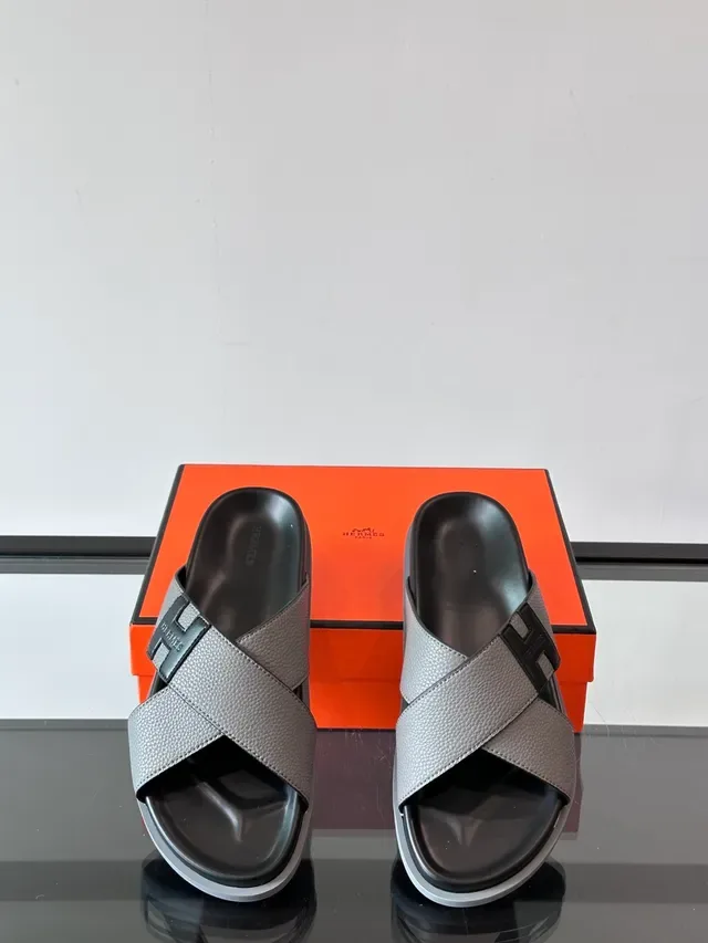 Hermès Oran Bride Croisée H-Logo Sandales Casual 7