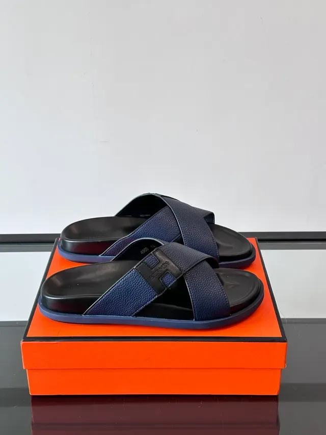 Hermès Oran Bride Croisée H-Logo Sandales Casual 14