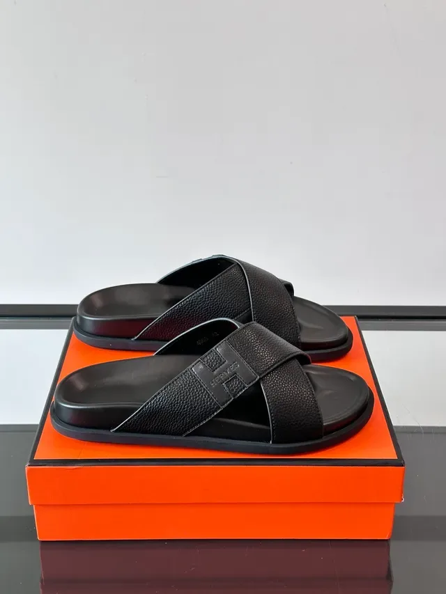 Hermès Oran Bride Croisée H-Logo Sandales Casual 16