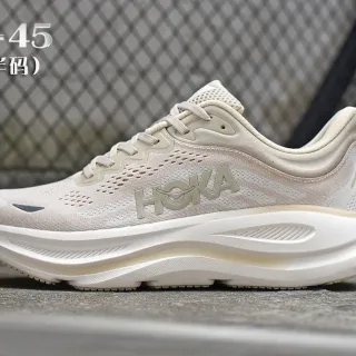 Hoka Clifton Beige इंजीनियर मेश अपर मोटी नक्काशीदार मिडसोल रनिंग जूते