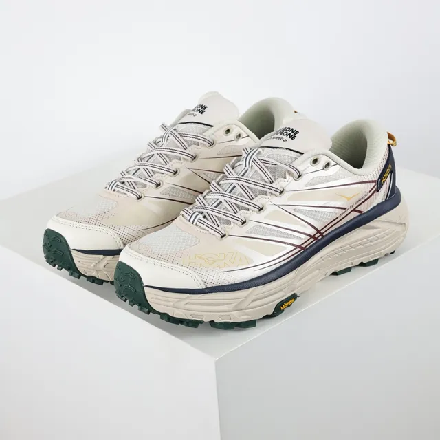 Hoka Mafate Speed 2 Off-White Green Chaussures de trail running 2