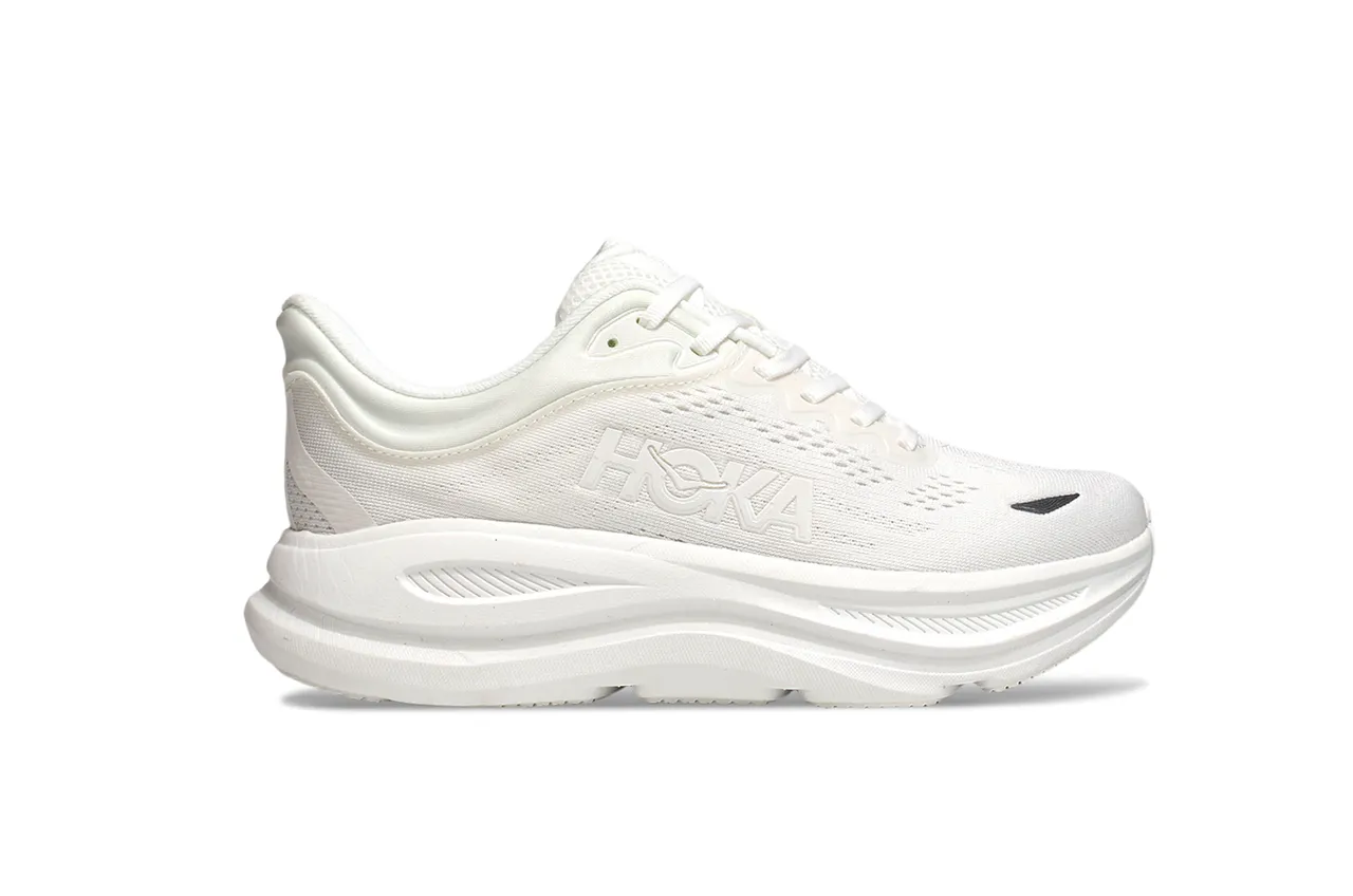Hoka Chaussures de Running Blanc Noir Monocromatiques Upper Knit Engineered 3