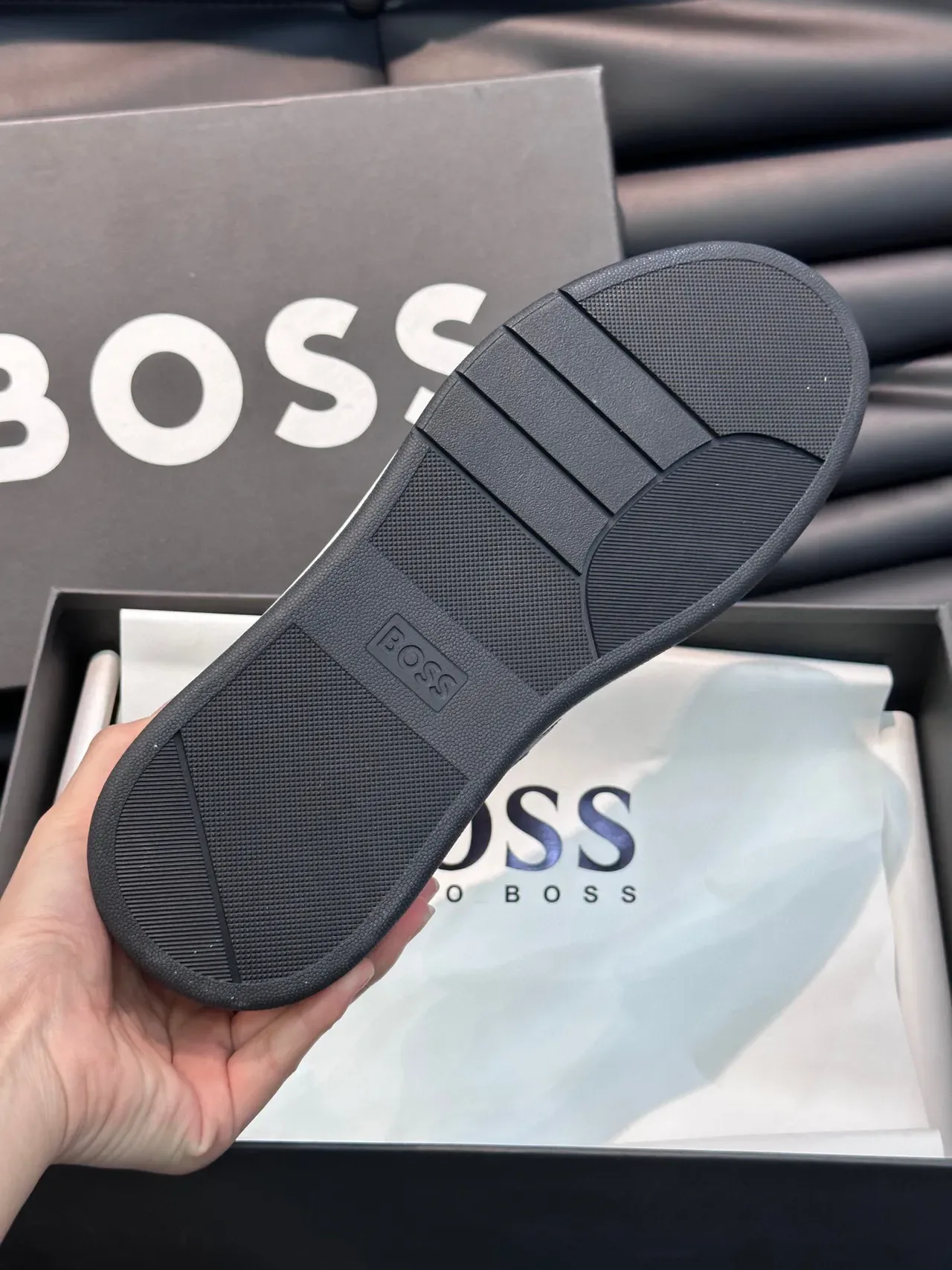 Hugo Boss Black Leather Lifestyle Sneakers 2