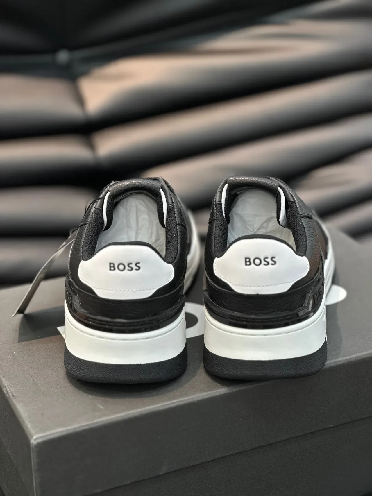 Hugo Boss Black Leather Lifestyle Sneakers 5