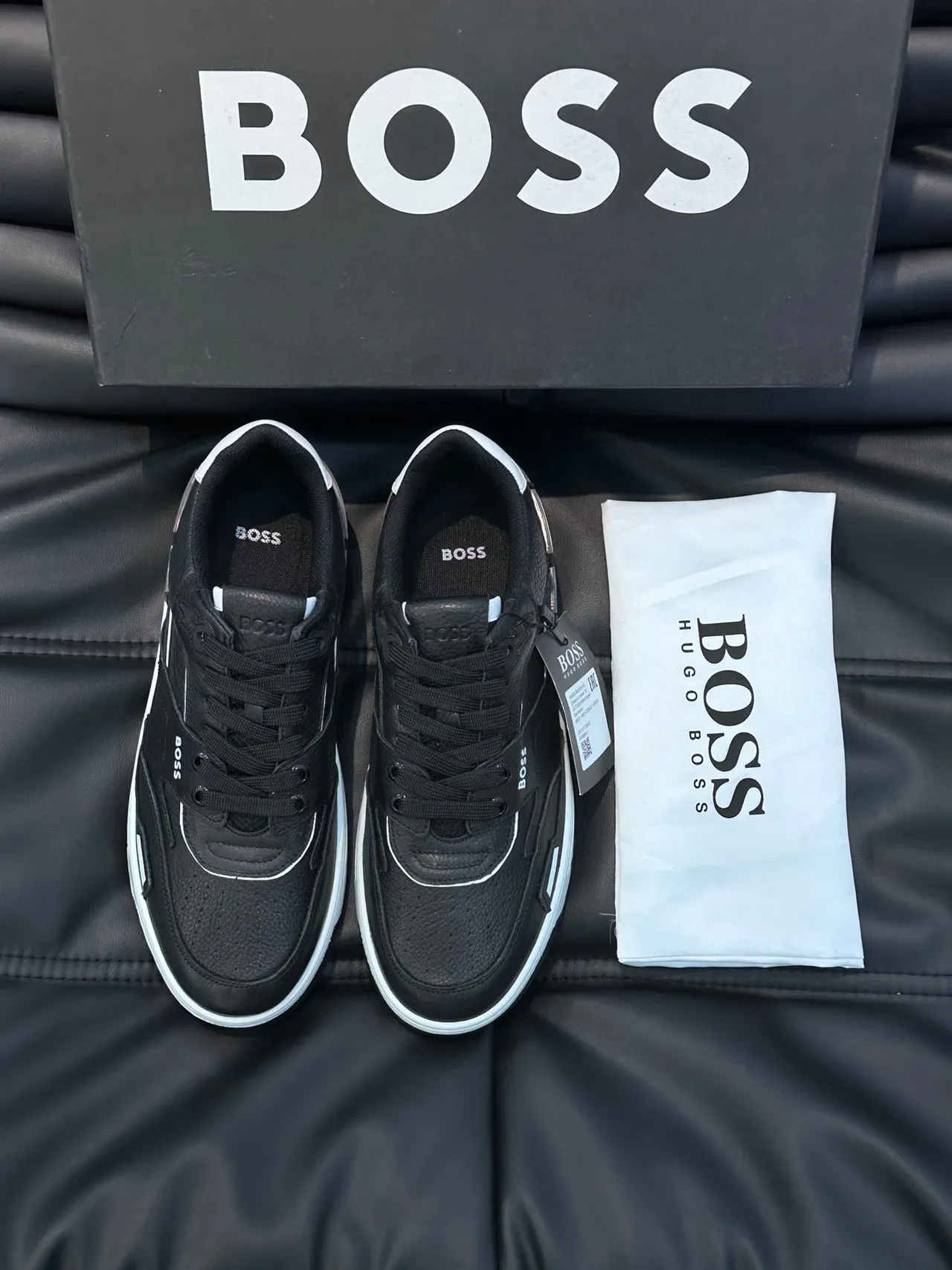 Hugo Boss Black Leather Lifestyle Sneakers 8