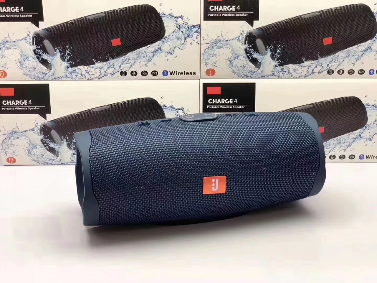 JBL Charge 4 Black Portable Speaker 3