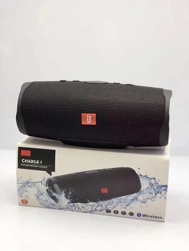 JBL Charge 4 Black Portable Speaker 7