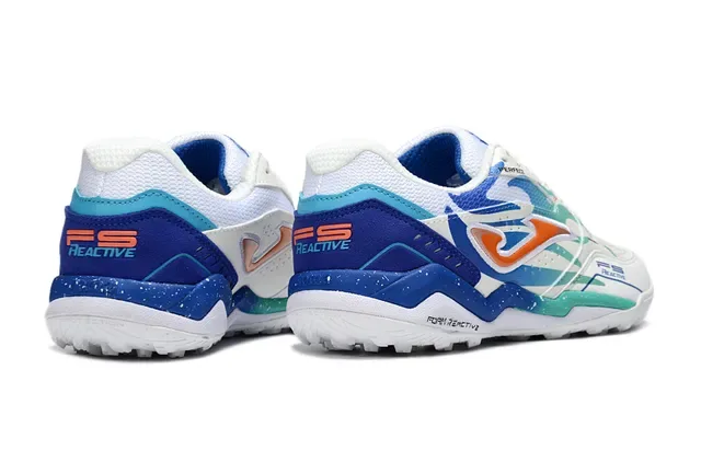 Joma Perfect White Multicolor Low-Top Synthetic-Mesh Upper Sneakers 5