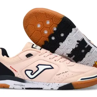 Joma Pink Black Low-Top Lace-Up Synthetic-Mesh Upper Lifestyle Sneakers