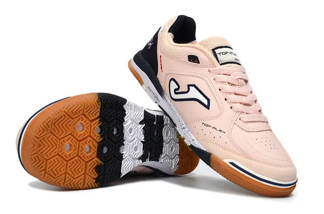 Joma Pink Black Low-Top Lace-Up Synthetic-Mesh Upper Lifestyle Sneakers 4
