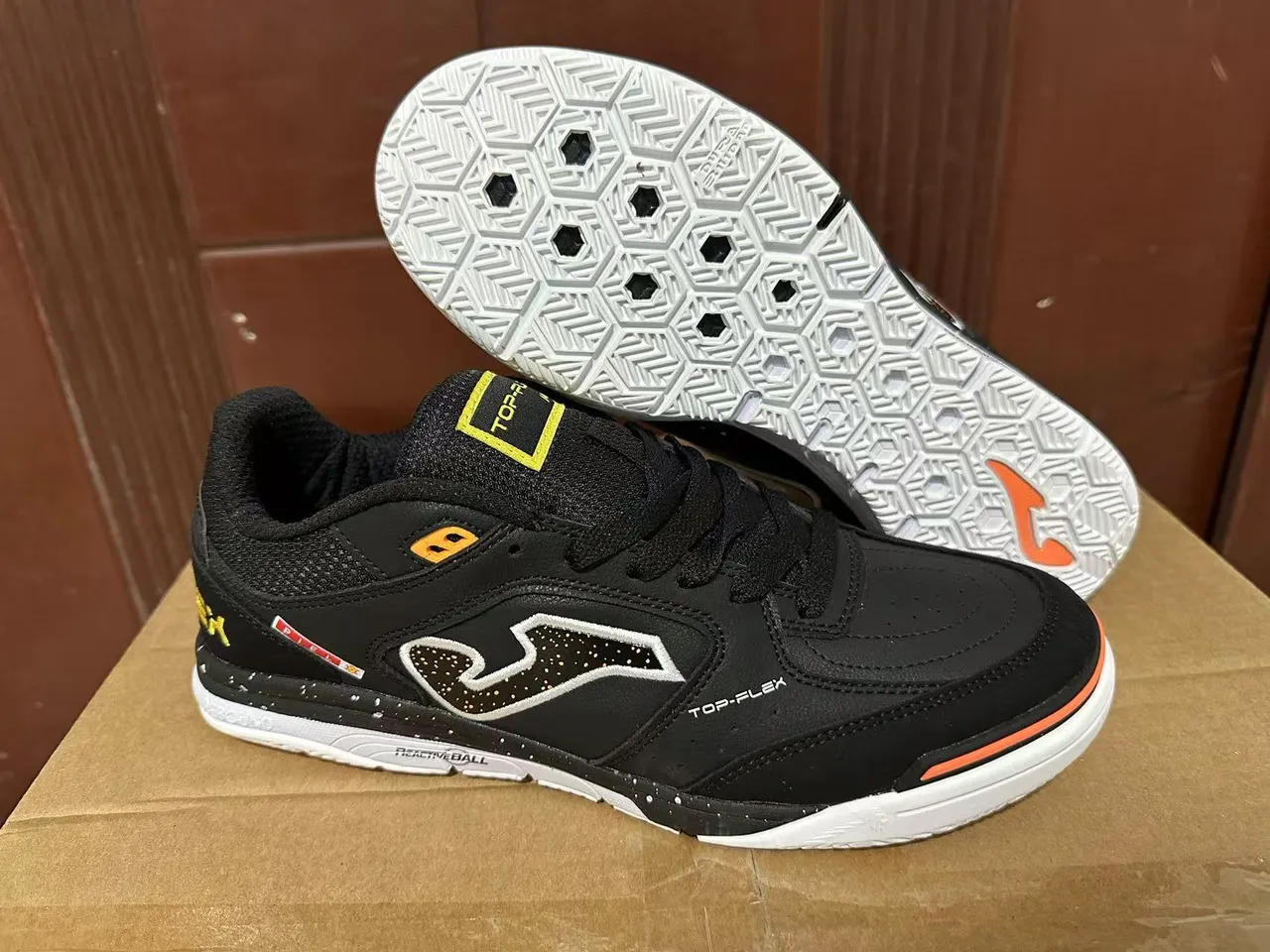 Joma Top-Flex White Neon Yellow Teal Lifestyle Sneakers 11