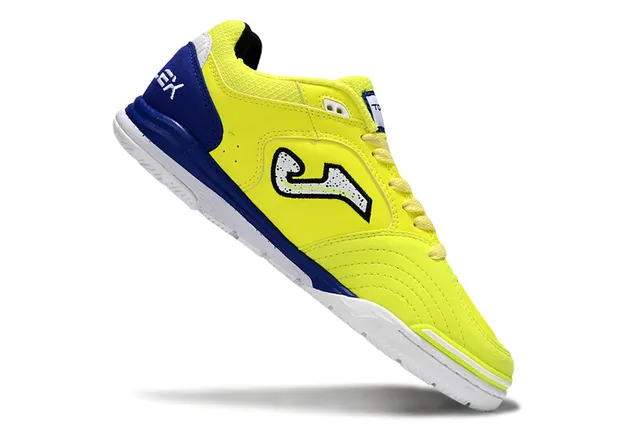 Joma Top Flex Yellow and Blue Indoor Soccer Shoes 2