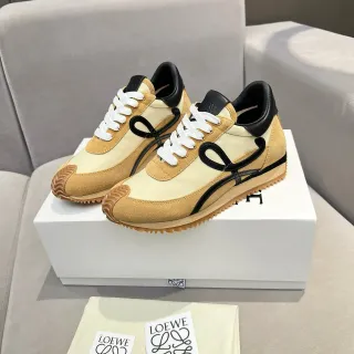 Loewe Flow Runner Beige Tan Black Lifestyle Sneakers