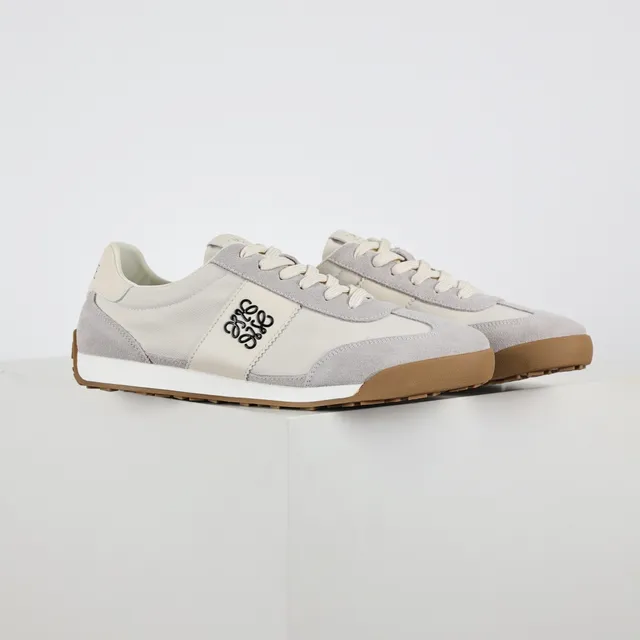 Loewe Flow Runner Off-White and Gray sneakers lifestyle 3