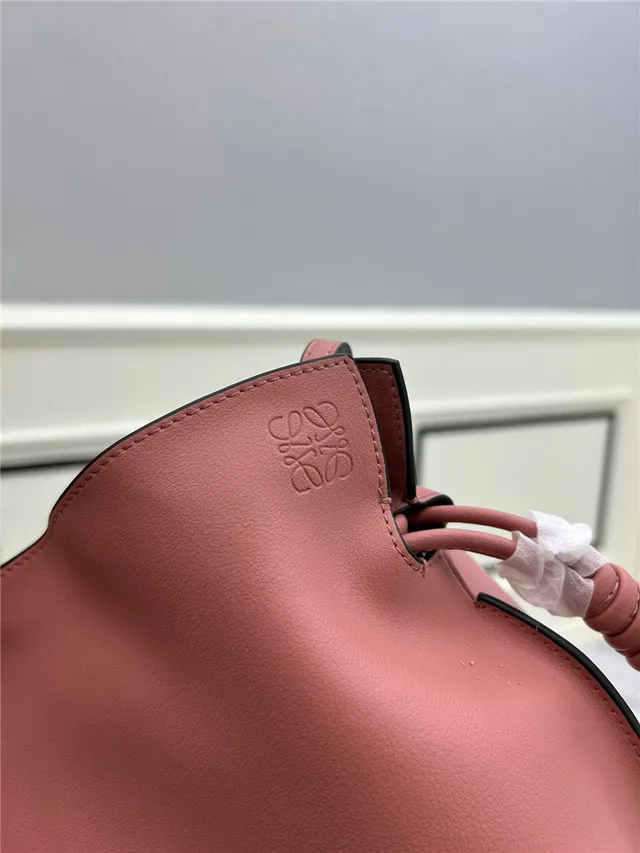 Loewe Hobo Pink Soft Slouchy Silhouette Knotted Strap Ends Hobo Bag 6
