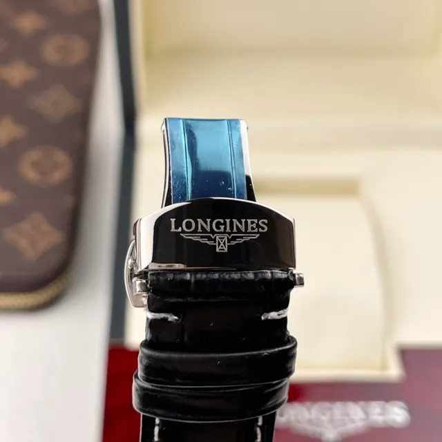Longines Black Silver Classic Dress Dial Mechanical Watch 2