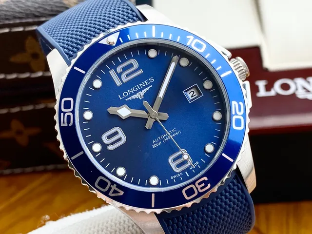 Longines Hydroconquest Blue Dial Mechanical Watch 7