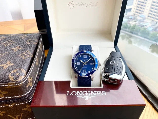 Longines Hydroconquest Blue Dial Mechanical Watch 8