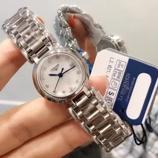 Longines La Grande Classique Silver White Stainless Steel Bracelet Mother-of-Pearl Dial Quartz Watch