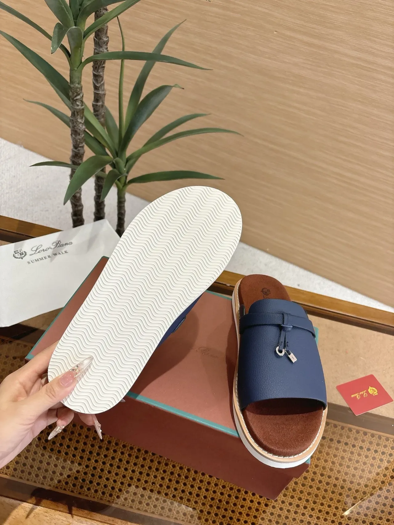 Loro Piana Summer Walk Knotted Strap Slippers 2