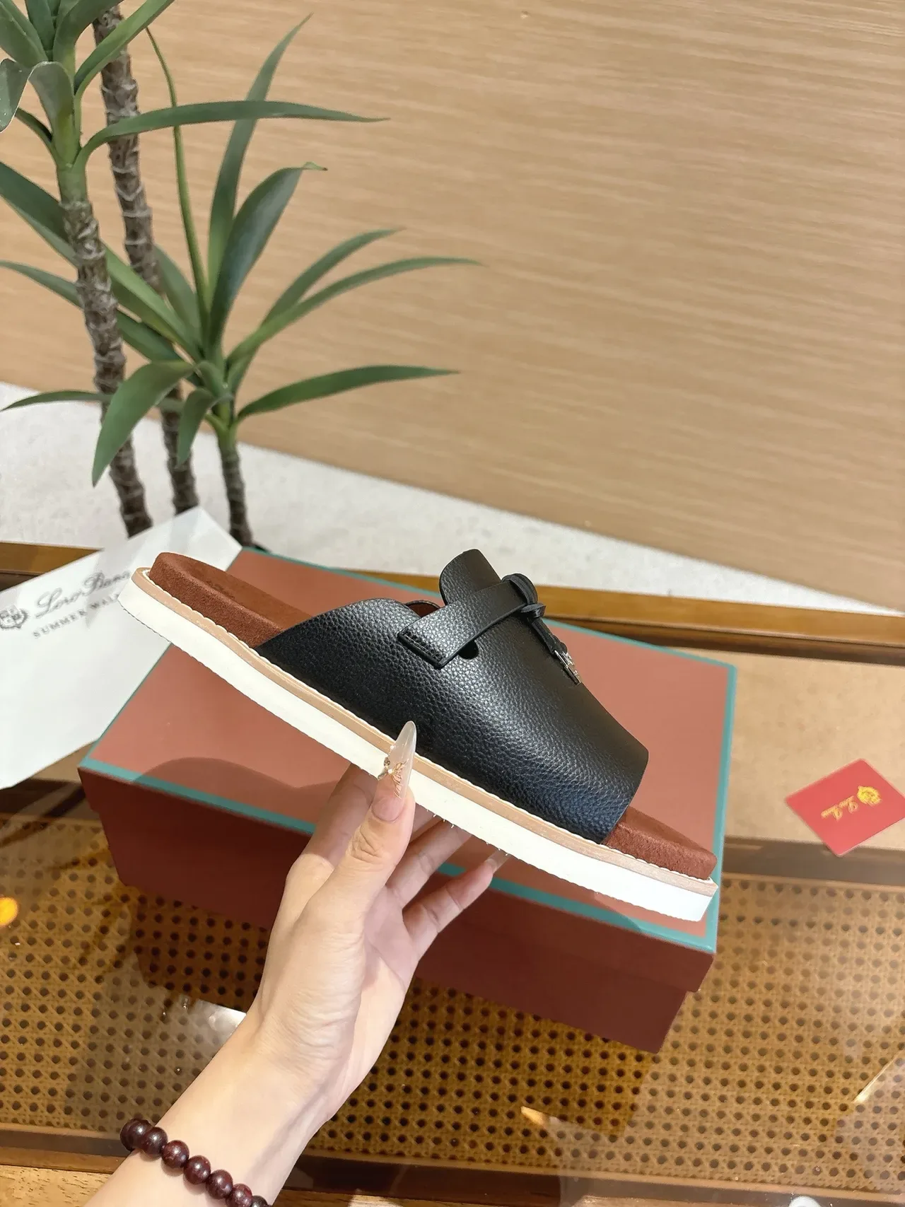 Loro Piana Summer Walk Knotted Strap Slippers 4