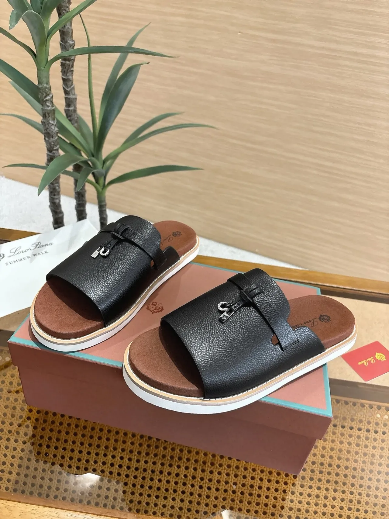 Loro Piana Summer Walk Knotted Strap Slippers 8