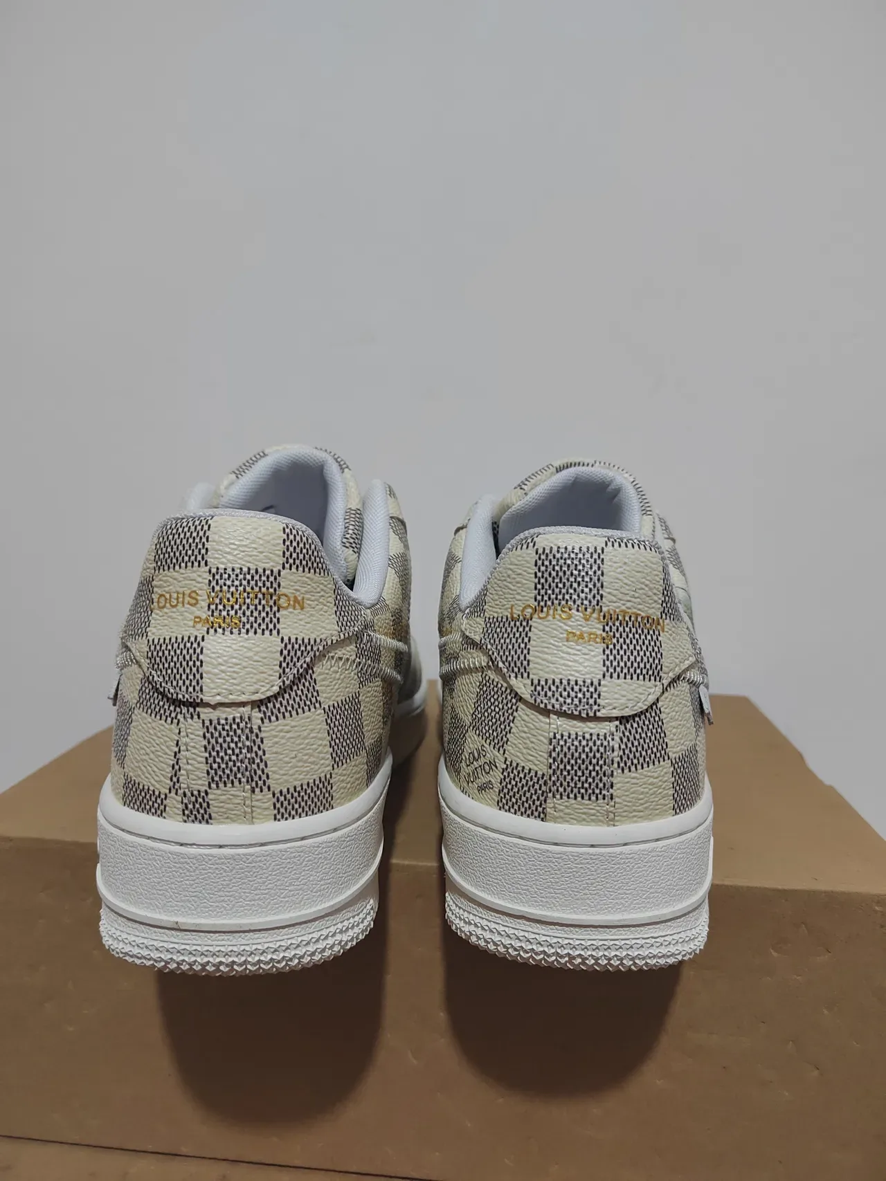 Louis Vuitton Beige Multicolor Damier Check Canvas Graffiti Graphic Side Panel Lifestyle Sneakers 3