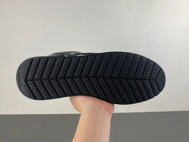 Louis Vuitton Black Brown Monogram-Print Leather Low-Top Runner Lifestyle Sneakers 9